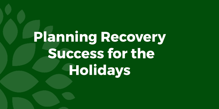 Planning Gambling Recovery during the holidays