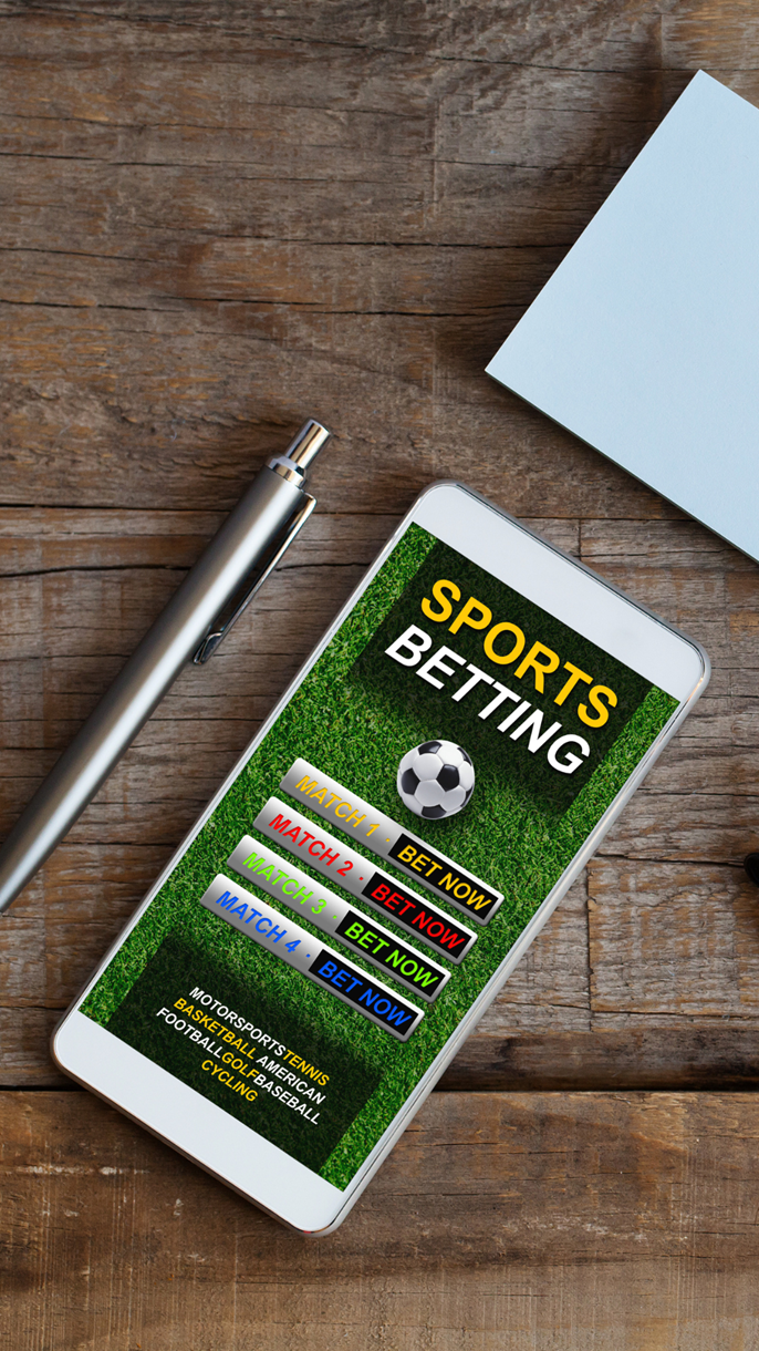 sports betting app on phone